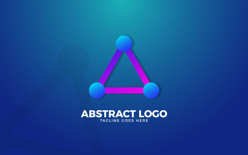 Vector kleurrijk abstract logo