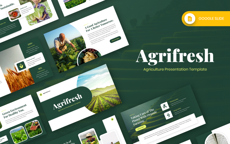 Agrifresh – Zemědělství Google Slide Template