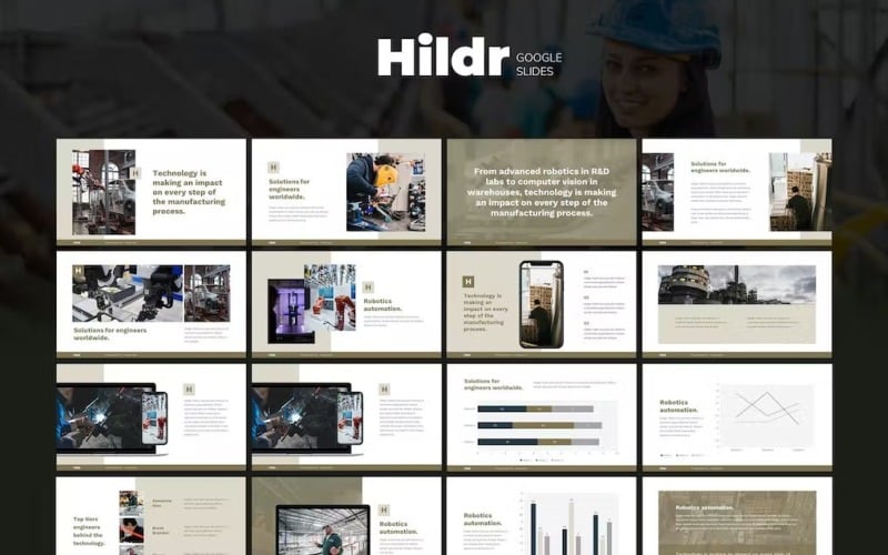 HILDR – Architecture & Construction Google Slides