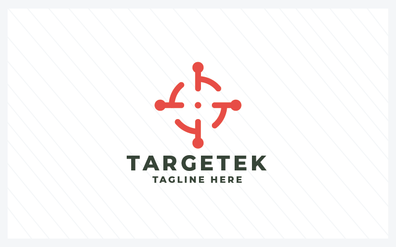 Modello di logo Targetek Pro