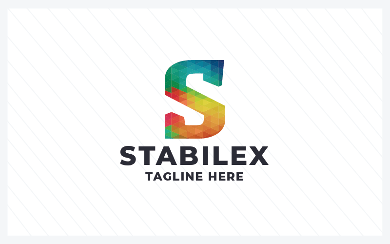 Šablona loga Stabilex Letter S Pro
