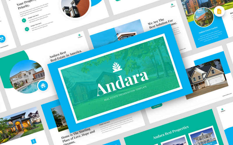 Andara - 房地产谷歌幻灯片模板