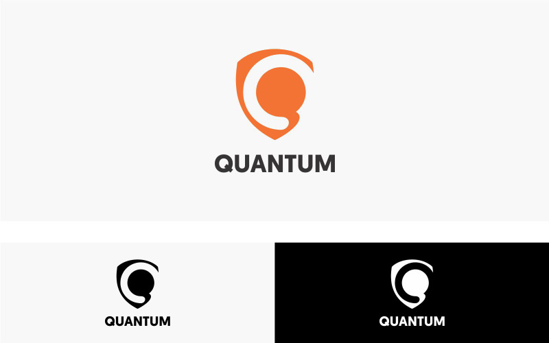 Quantum logó tervezősablon