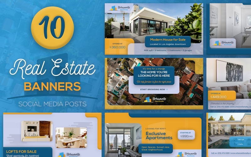 Real Estate Banner Templates