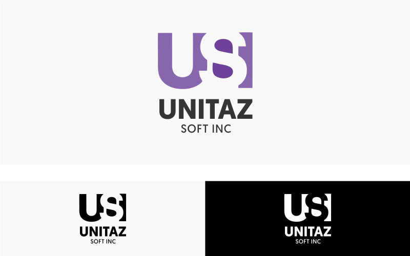 Logo-Design-Vorlage für Unitaz Soft Inc