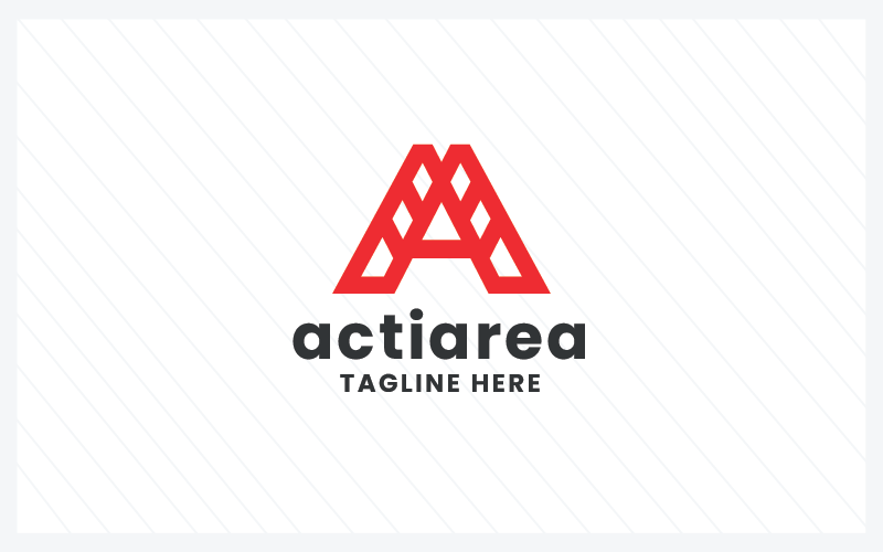 Aktywuj obszar Litera A Logo