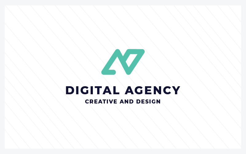 Digitales Agentur-Pro-Vektor-Logo