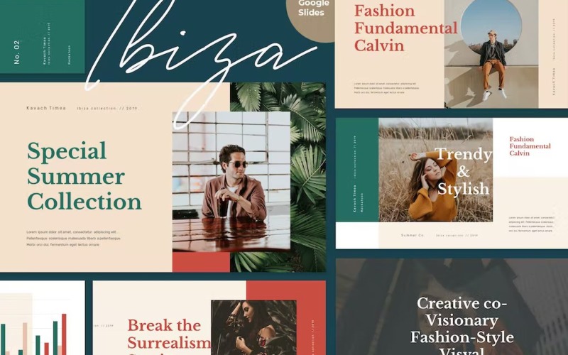 IBIZA - Stylish & Elegant Google Slides Template