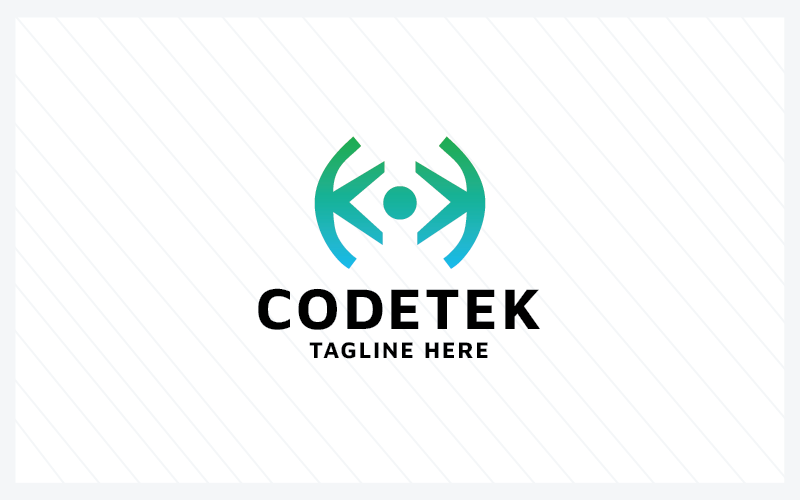 Modèle de logo Code Tek Pro