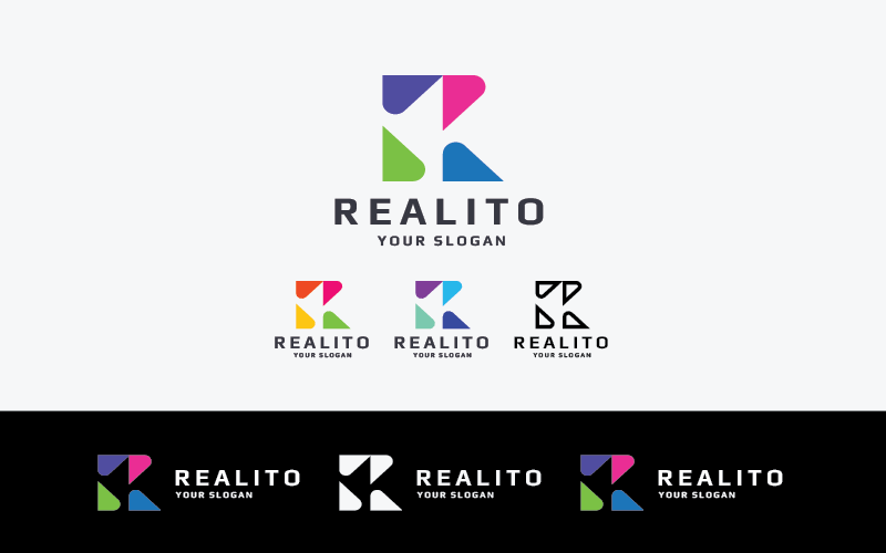 Realito Letter R Pro-logo