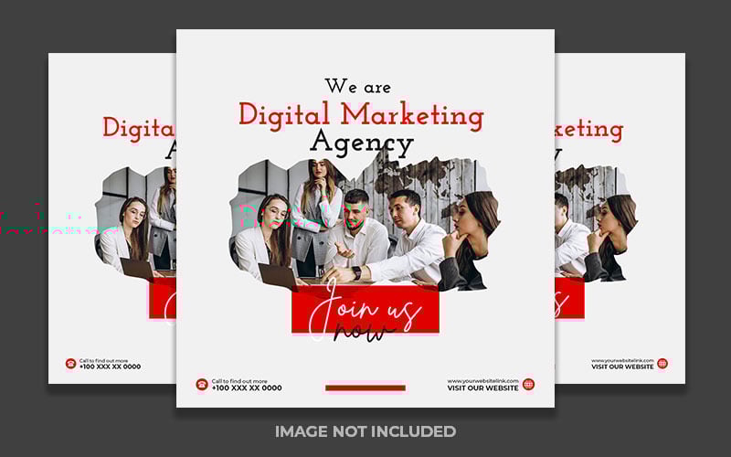 Digital Marketing Minimalist And Clean Social Media Post