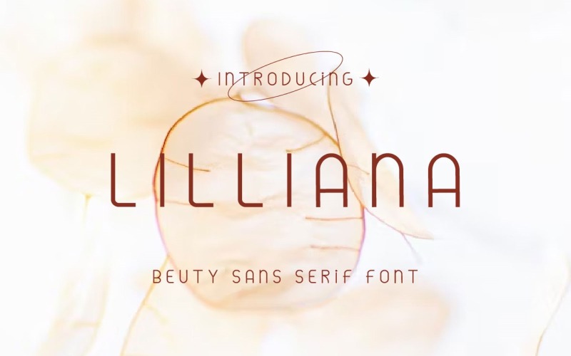 Lilliana - Elegáns - Modern - Kijelző - Betűtípus