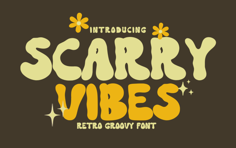 Scarry - Vibes - Дисплей - Шрифт