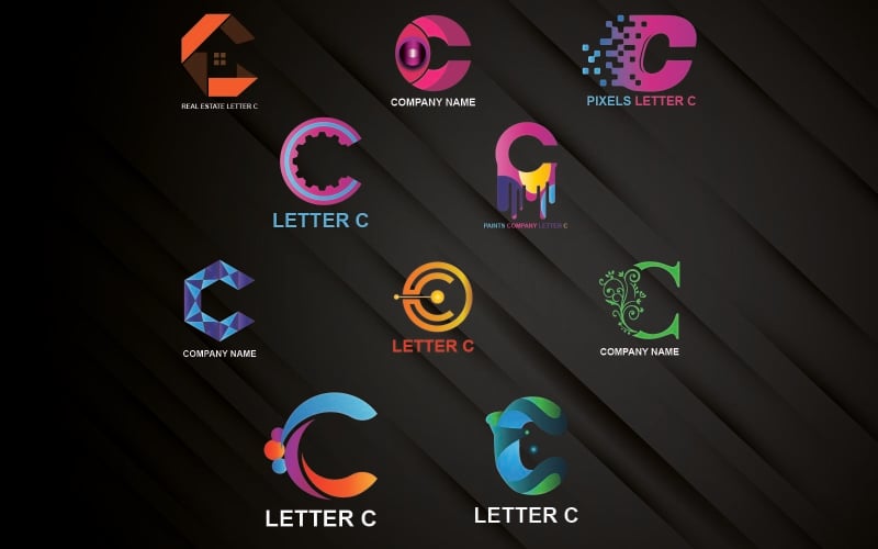 Letter C Logo Template For All Companies And Brands