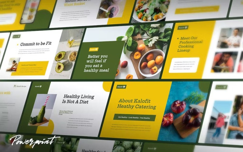 Kalofit - Egészséges táplálkozás Powerpoint bemutató