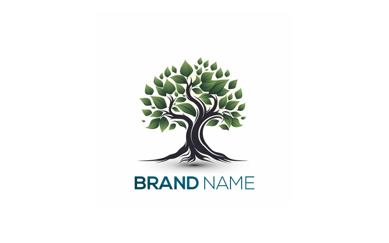 Logo dell'albero moderno | Albero creativo Logo Design