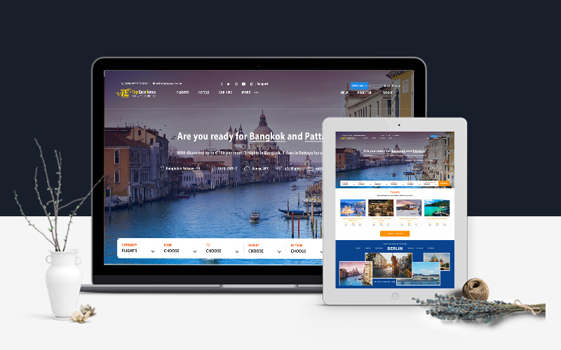 Modèle de site Web - Agence de voyage Autre