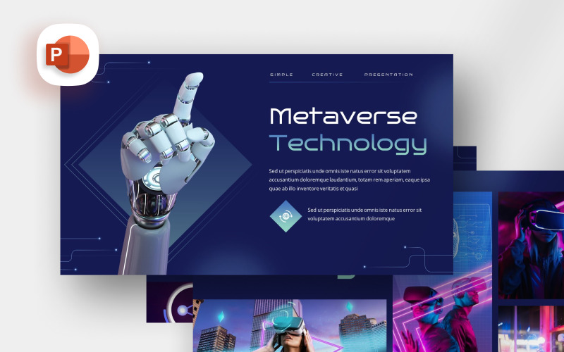 Modèle de présentation de métaverse