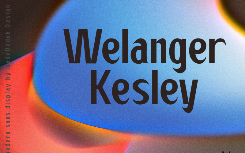 Welanger Kesley - 显示字体