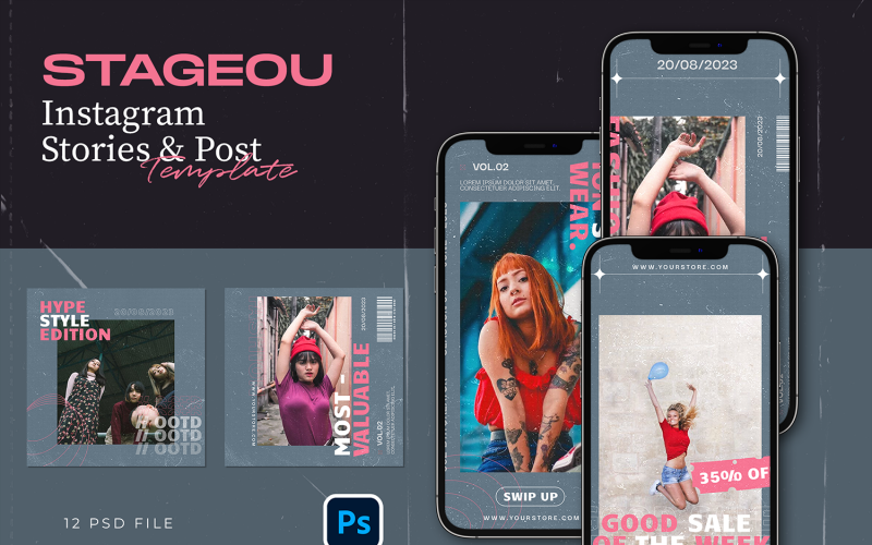 Hype Instagram Template - Stageou
