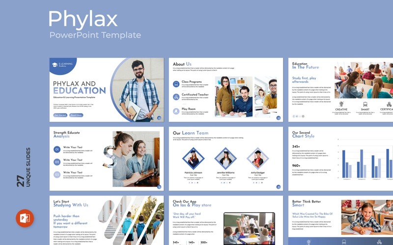 Modelo de Apresentação PowerPoint Phylax