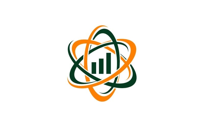 Шаблон логотипа Digital Science Business Education