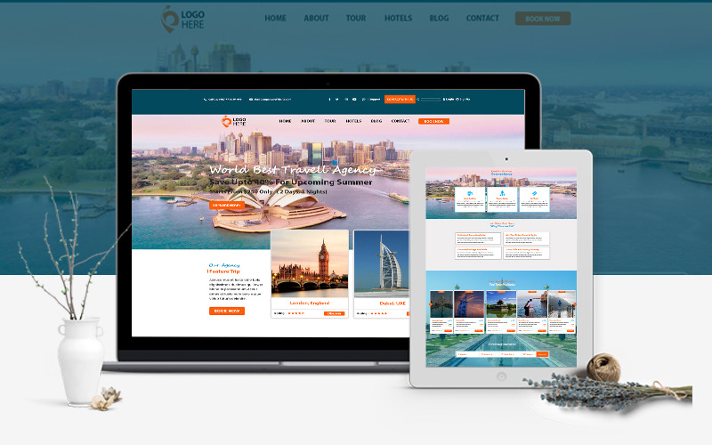 Šablona webových stránek -Turistická cestovní kancelář