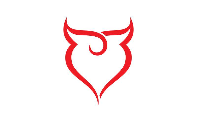 Love heart family logo support template v13