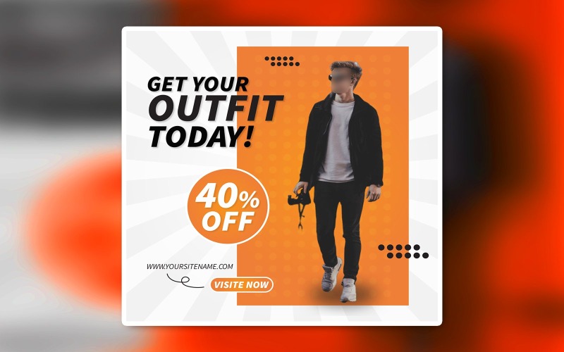 Social Media Promóciós Eps Ads Banner sablonok