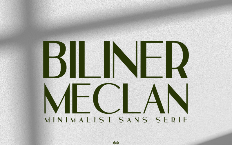 Biliner Meclan - Sans minimalista
