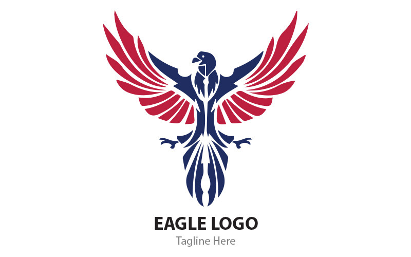 Eagle logó sablon design