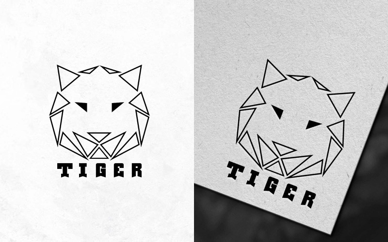 Creative Tiger Logo Design - varumärkesidentitet