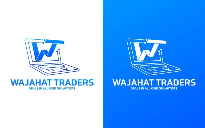 Дизайн логотипа ноутбука WT - Фирменный стиль