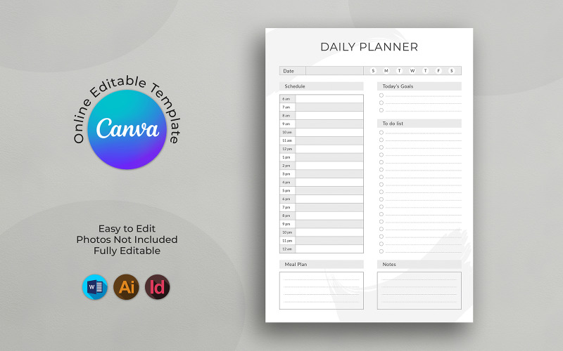Planner mensile, Planner settimanale - TemplateMonster
