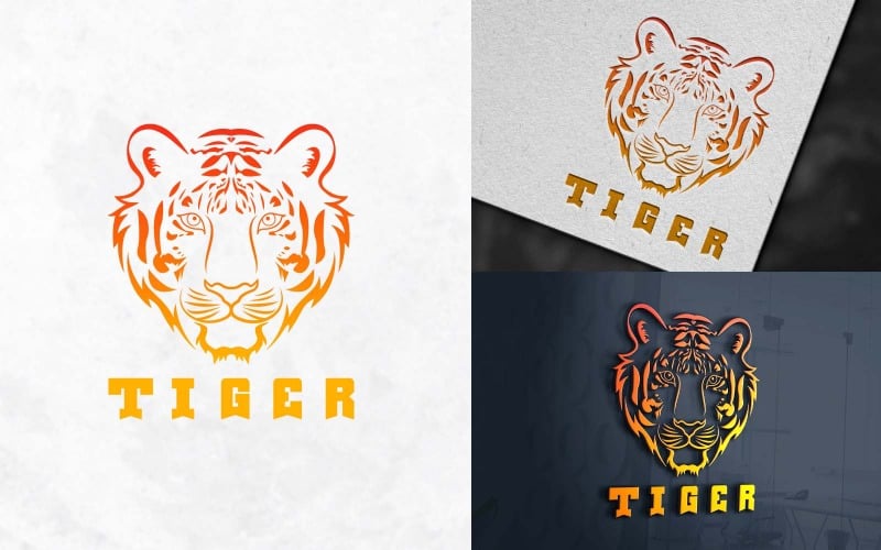 Tijger Logo Ontwerp - Merkidentiteit