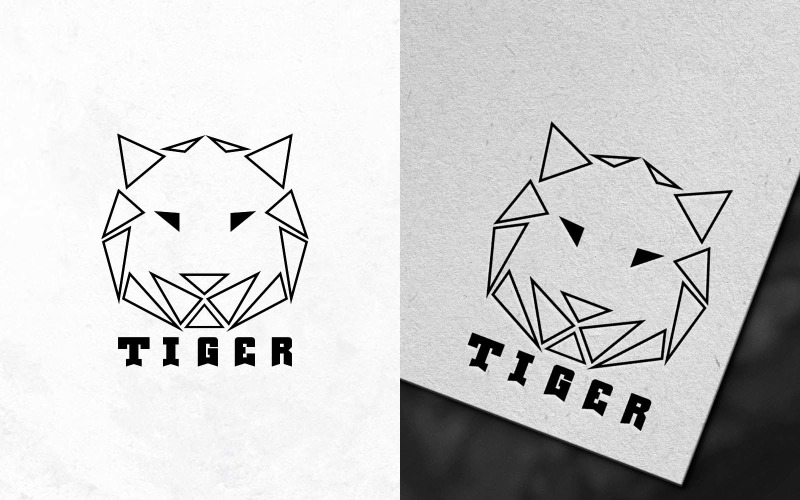 Yaratıcı Tiger Logo Tasarımı - Marka Kimliği