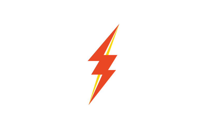 Logo Thunderbolt flash błyskawica logo v5