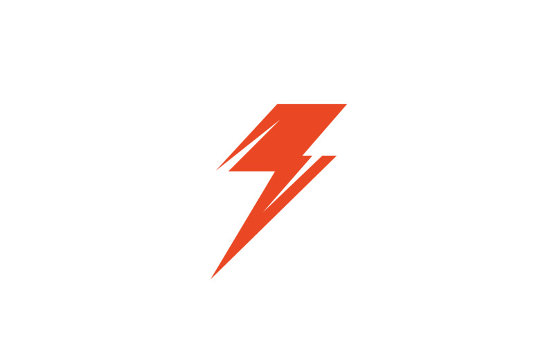 Logo Thunderbolt flash lightning logo v9