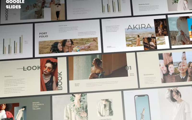 Klien — elegancka prezentacja w Google Slides