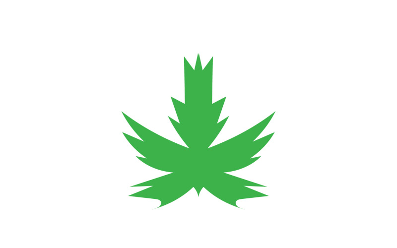 Liść koniczyny zielony element ikona logo wektor v30