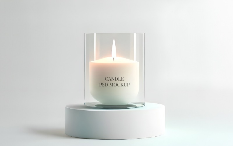 Candle PSD Product Mockup #347576 - TemplateMonster
