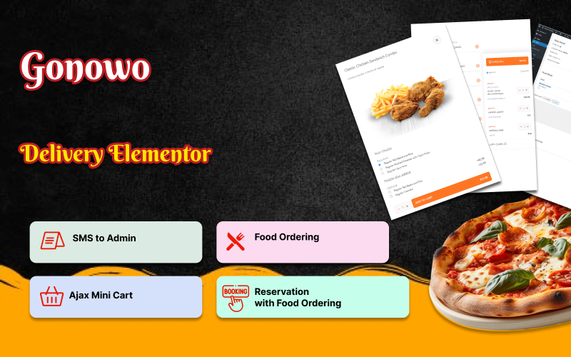 Gonowo Delivery Elementor Restaurant Menu & Food Ordering