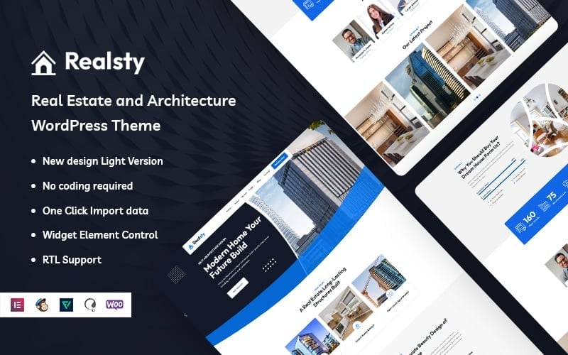 Realsty – тема WordPress для нерухомості та архітектури