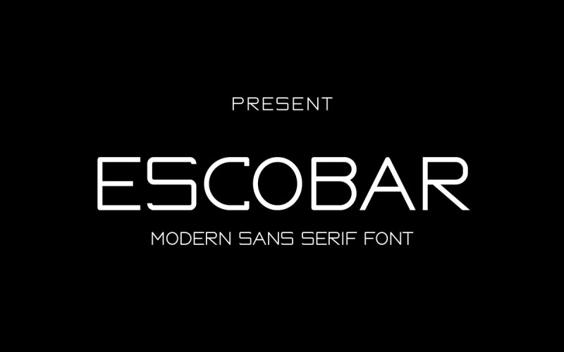 Escobar - Moderno - Sans Serif - Fuentes