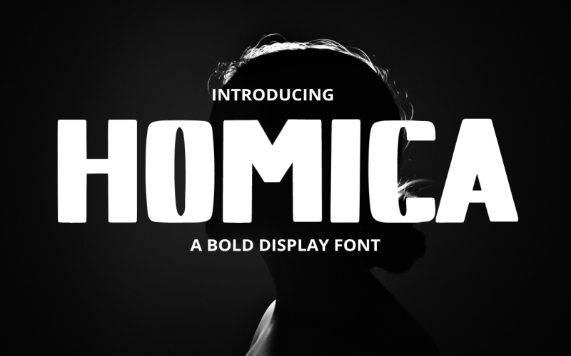 Homica - Kalın Ekran Yazı Tipi
