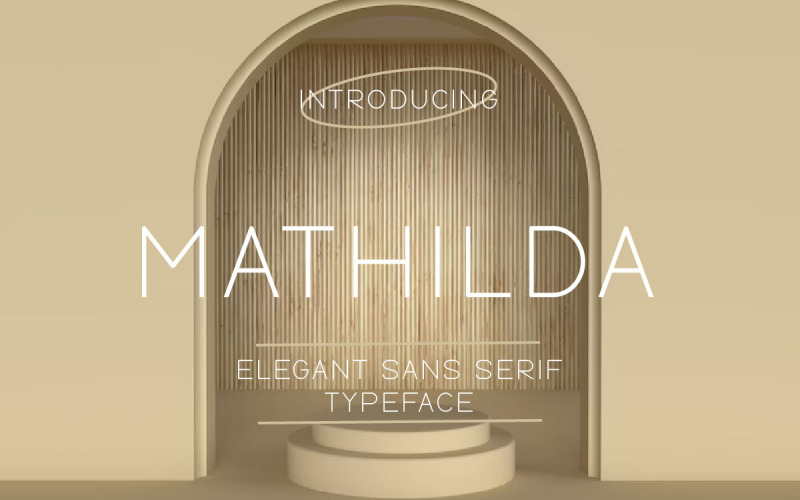 Mathilda - Elegant - Sans Serif - Lettertype