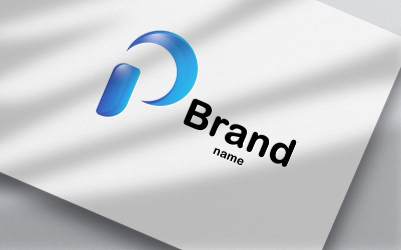 logotipo da letra P para uso comercial
