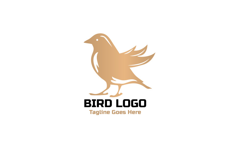 Vogel logo ontwerpsjabloon