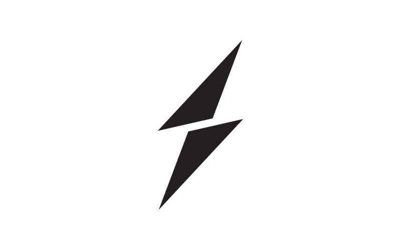 Thunderbolt flash lightning faster logo v16 - TemplateMonster