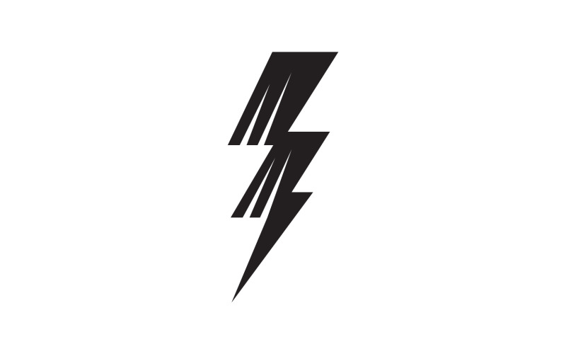Thunderbolt flash lightning faster logo v26 TemplateMonster